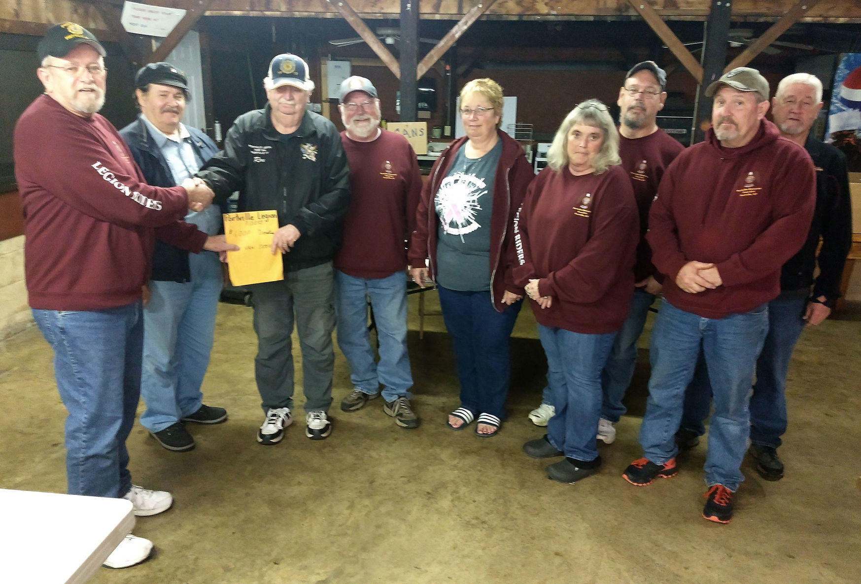 Portville Legion Riders donate Dice Run funds